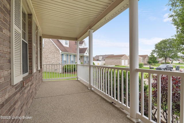 5704 Bartview Ct, Louisville, KY 40229 - balcony featuring a residential view