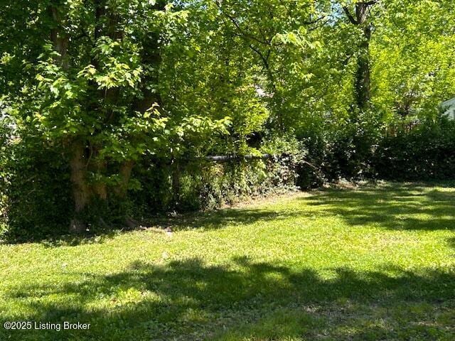 638 Gheens Ave, Louisville, KY 40214 - view of grassy yard featuring a view of trees