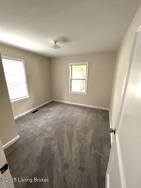 638 Gheens Ave, Louisville, KY 40214 - carpeted empty room featuring baseboards and ceiling fan
