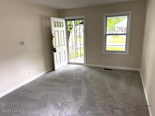 638 Gheens Ave, Louisville, KY 40214 - entrance foyer featuring carpet, healthy amount of natural light, and baseboards