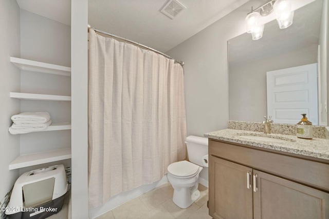 10905 Hidden Trail Ct, Louisville, KY 40229 - full bathroom featuring vanity, toilet, and tile patterned flooring