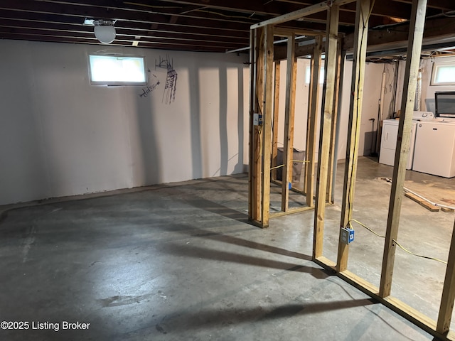 7005 Shareith Dr, Louisville, KY 40228 - basement with washer and clothes dryer
