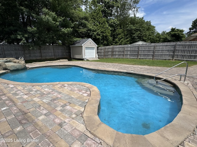 7005 Shareith Dr, Louisville, KY 40228 - view of pool with a fenced backyard and a patio area