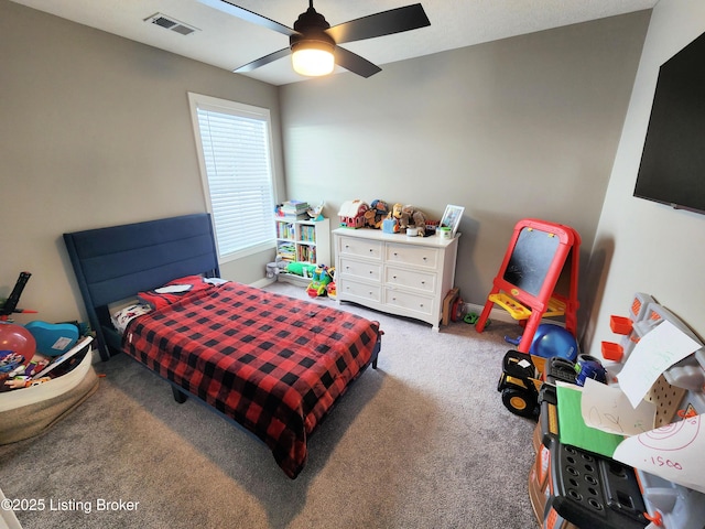 202 Elizabeth Way, Bardstown, KY 40004 - bedroom featuring carpet flooring and ceiling fan
