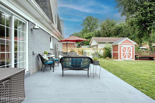1507 Glenrock Rd, Louisville, KY 40216 - view of patio / terrace with an outdoor living space