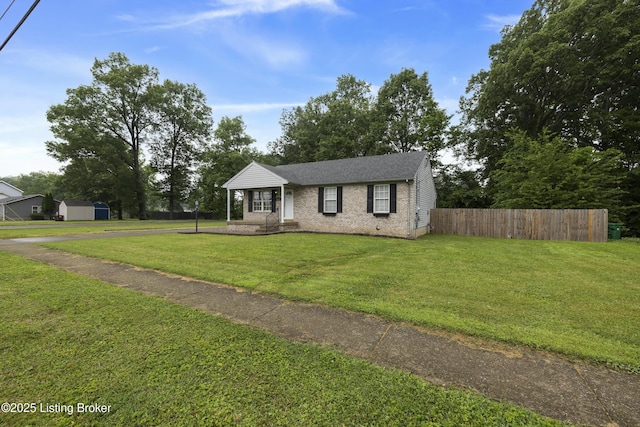 6821 James Madison Way, Louisville, KY 40272 - view of front facade featuring brick siding, crawl space, and a shingled roof