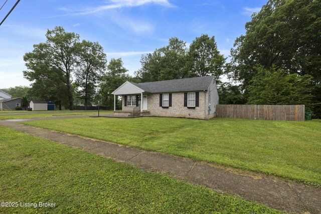 6821 James Madison Way, Louisville, KY 40272 - view of front facade featuring brick siding, crawl space, and a shingled roof