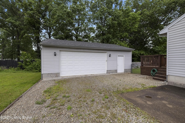 6821 James Madison Way, Louisville, KY 40272 - view of detached garage