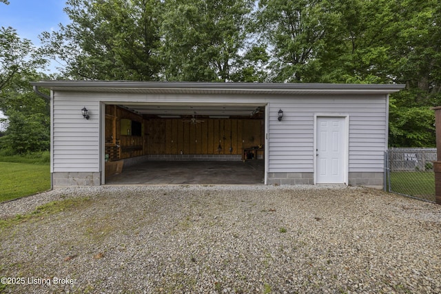 6821 James Madison Way, Louisville, KY 40272 - view of garage