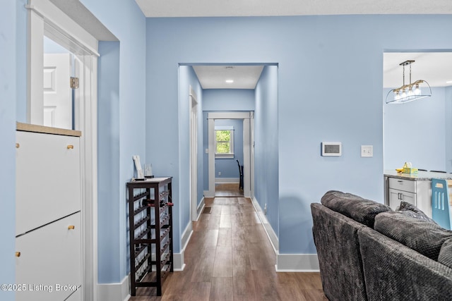 3106 Ramser Ave, Louisville, KY 40216 - hall with wood finished floors and baseboards