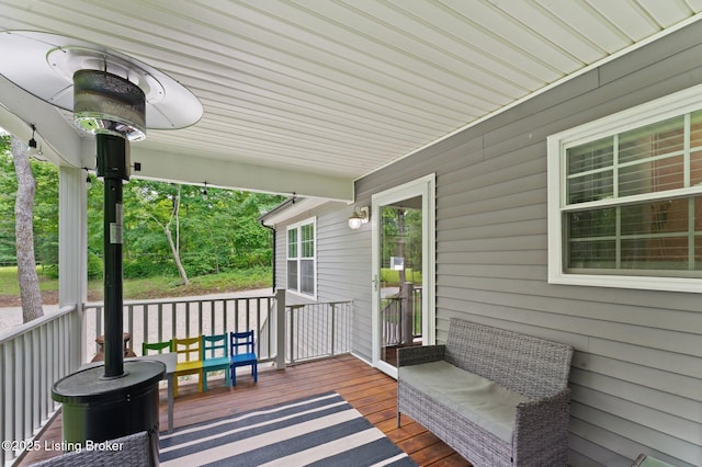 987 Wheelers Mill Rd, Munfordville, KY 42765 - view of wooden deck