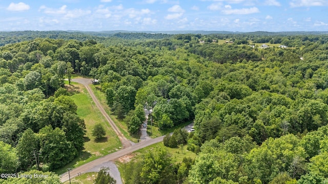 987 Wheelers Mill Rd, Munfordville, KY 42765 - aerial view of property's location with a forest