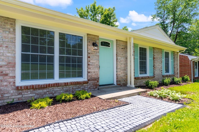 10518 Fairview Ave, Louisville, KY 40299 - view of exterior entry with brick siding
