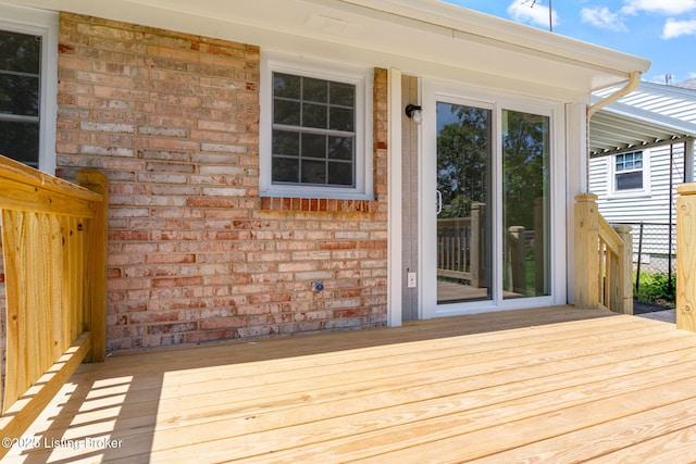 10518 Fairview Ave, Louisville, KY 40299 - view of wooden terrace