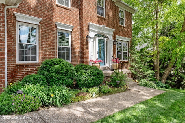 3613 Wynbrooke Cir, Louisville, KY 40241 - doorway to property with brick siding