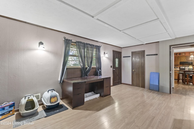 140 Ample Way, Shepherdsville, KY 40229 - office with wood finished floors and wood walls