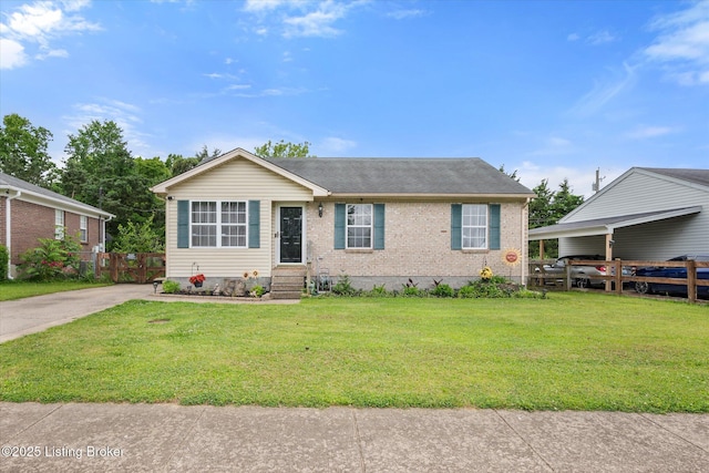 1300 Keane Ave, La Grange, KY 40031 - view of front of house featuring brick siding and roof with shingles