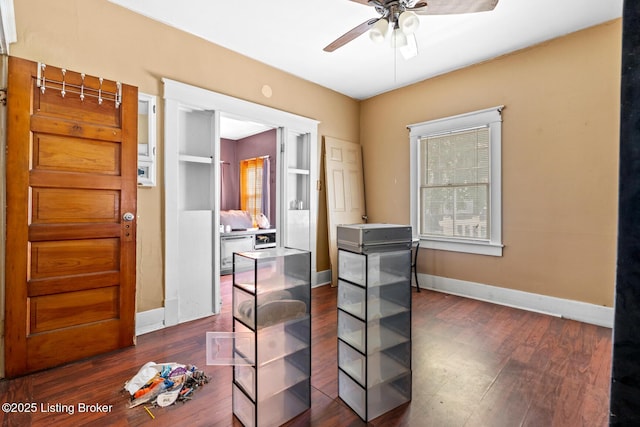 2028 S 16th St, Louisville, KY 40210 - interior space featuring dark wood finished floors and baseboards