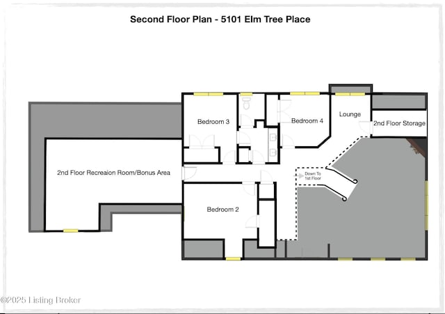 5101 Elm Tree Pl, Louisville, KY 40299 - property floor plan