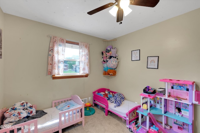 2717 Delor Ave, Louisville, KY 40217 - bedroom featuring carpet floors and a ceiling fan