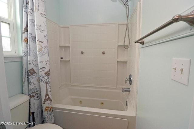 42 Rolling Ridge Ct, Brandenburg, KY 40108 - bathroom with toilet and a combined bath / shower with jetted tub