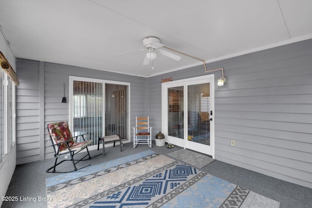 8400 Wisertown Rd, Louisville, KY 40214 - view of patio with a ceiling fan