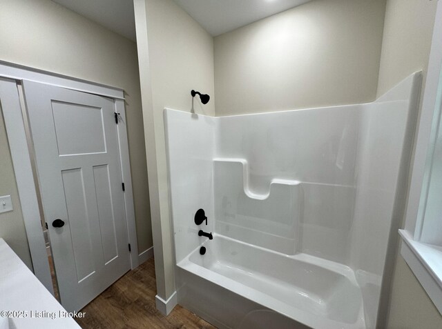 57 Malvern Ct, Brandenburg, KY 40108 - full bathroom with wood finished floors and  shower combination