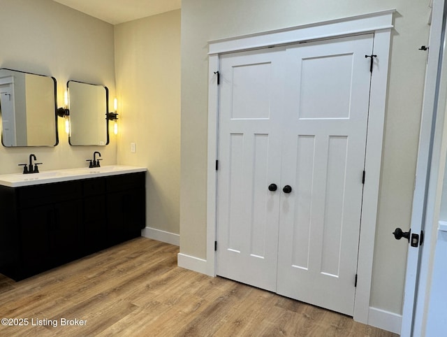57 Malvern Ct, Brandenburg, KY 40108 - bathroom with wood finished floors and double vanity