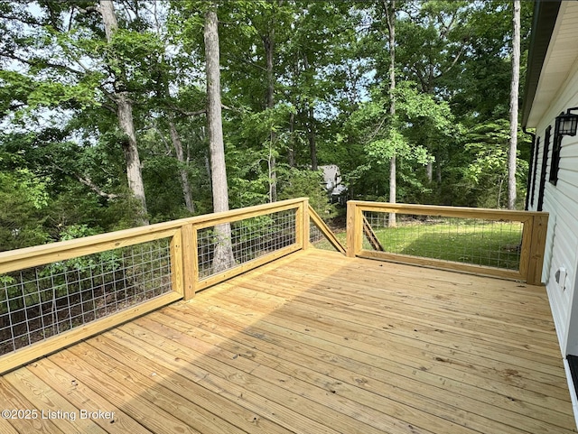 57 Malvern Ct, Brandenburg, KY 40108 - deck featuring view of scattered trees