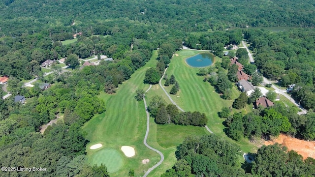 57 Malvern Ct, Brandenburg, KY 40108 - aerial overview of property's location with a large body of water and a golf course