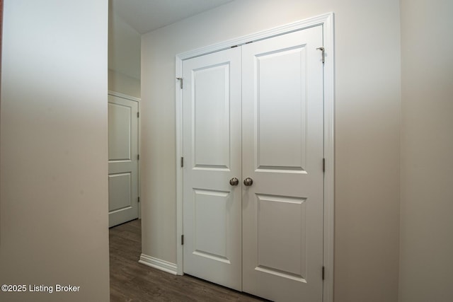 58 Sissy Ct, Elizabethtown, KY 42701 - corridor with dark wood-style flooring and baseboards
