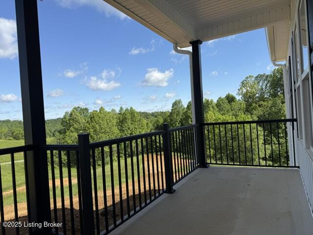 49 Roy Rd, Eastview, KY 42732 - balcony featuring a forest view