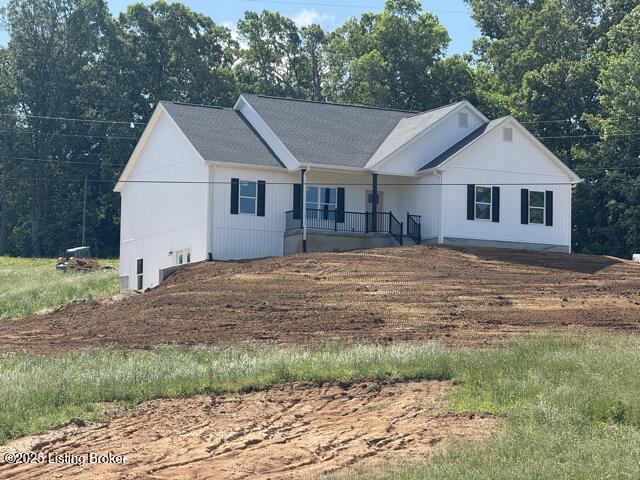 49 Roy Rd, Eastview, KY 42732 - view of front facade with covered porch