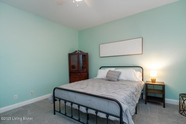10801 Little Pond Rd, Goshen, KY 40026 - bedroom featuring carpet flooring, baseboards, and ceiling fan
