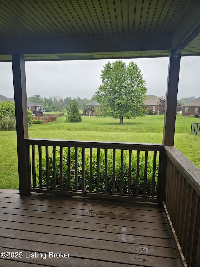11307 Wind Haven Way, Louisville, KY 40291 - deck featuring a yard
