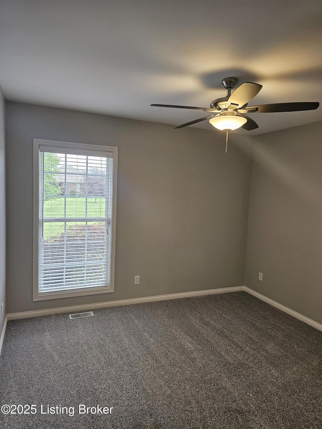 11307 Wind Haven Way, Louisville, KY 40291 - empty room featuring ceiling fan, carpet, and baseboards