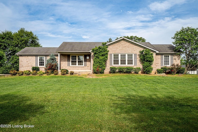 171 Williams Ct, Brooks, KY 40109 - ranch-style house featuring brick siding and a front lawn