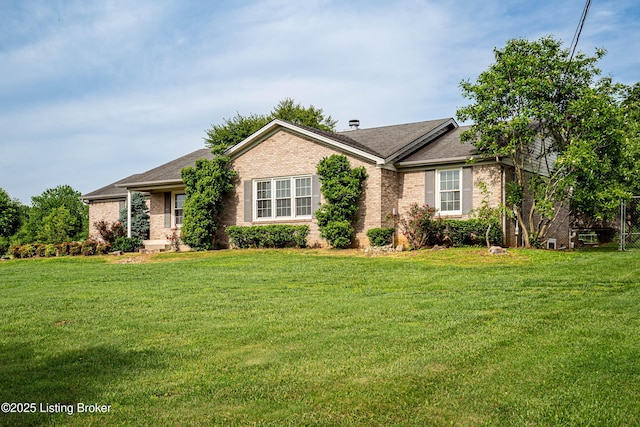 171 Williams Ct, Brooks, KY 40109 - ranch-style home with brick siding and a front lawn
