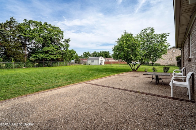 171 Williams Ct, Brooks, KY 40109 - view of yard featuring a patio area and an outdoor structure