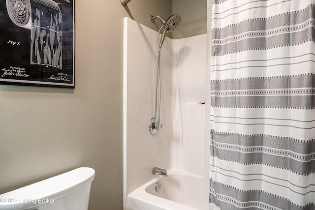 171 Williams Ct, Brooks, KY 40109 - bathroom featuring toilet and shower / bath combo with shower curtain