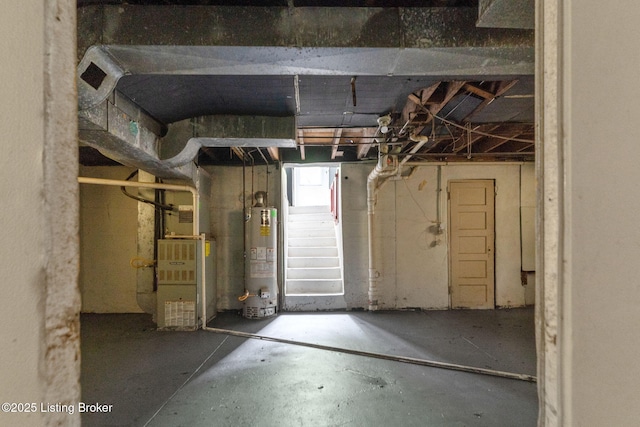 1119 Carlisle Ave, Louisville, KY 40215 - basement with water heater and heating unit