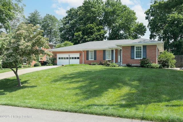 2401 Branning Rd, Thornhill, KY 40222 - single story home with an attached garage, brick siding, and driveway