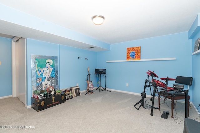 2401 Branning Rd, Thornhill, KY 40222 - carpeted home office with baseboards