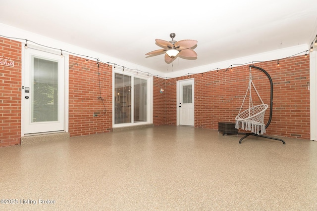 2401 Branning Rd, Thornhill, KY 40222 - view of patio with ceiling fan