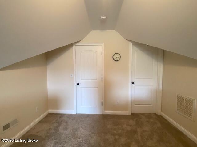 1013 Mallards Cv, Bardstown, KY 40004 - additional living space featuring carpet, lofted ceiling, and baseboards