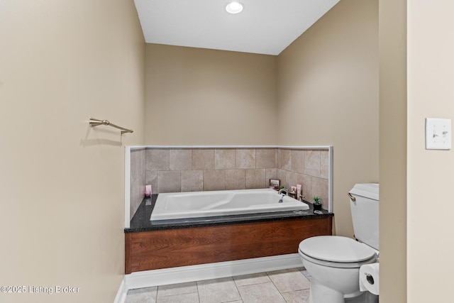 90 Chancellor Ct, Elizabethtown, KY 42701 - full bathroom with toilet, a bath, and tile patterned floors