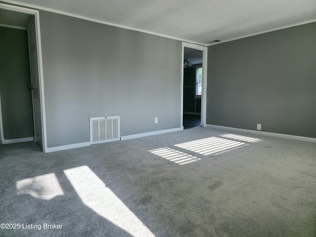 7125 Sky Blue Ave, Louisville, KY 40258 - unfurnished room with crown molding, carpet floors, and baseboards