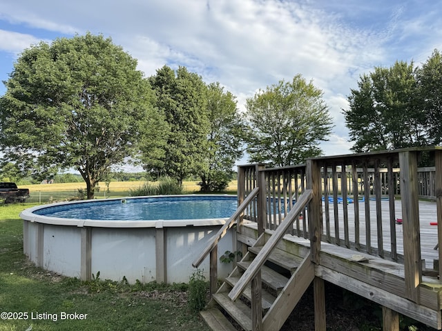 1103 Foxfire Rd, Bardstown, KY 40004 - swimming pool featuring a deck