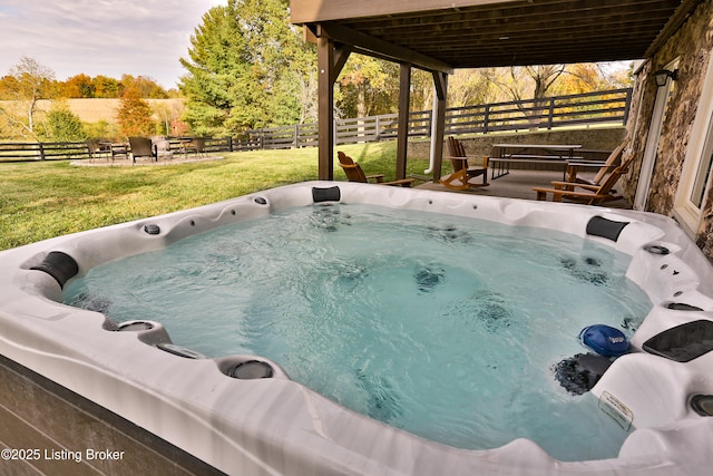 1416 Taylor Wood Rd, Simpsonville, KY 40067 - view of swimming pool featuring a hot tub