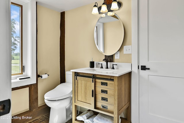 1416 Taylor Wood Rd, Simpsonville, KY 40067 - half bath featuring vanity and a chandelier